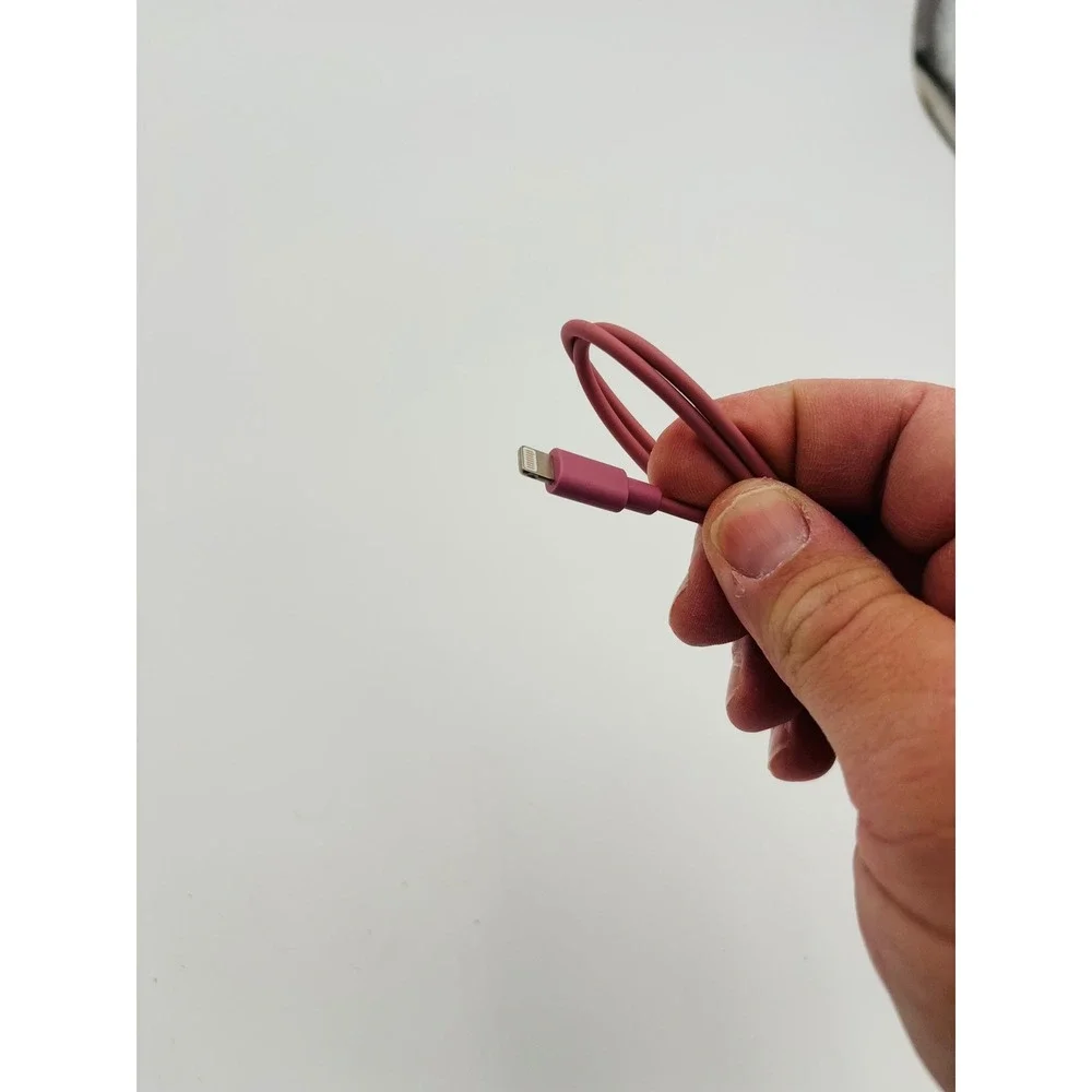 Unbranded USB A to Lightning Cable Unisex OS Pink Excellent Charging‎ Cord